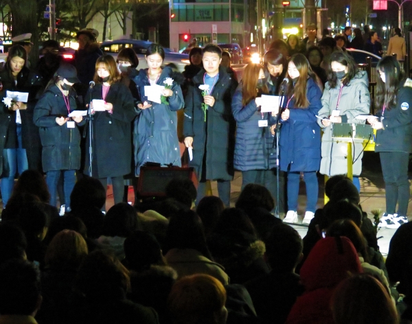 서울아산병원은 故박선욱 추모식이 열렸다. [사진=주현웅 기자]