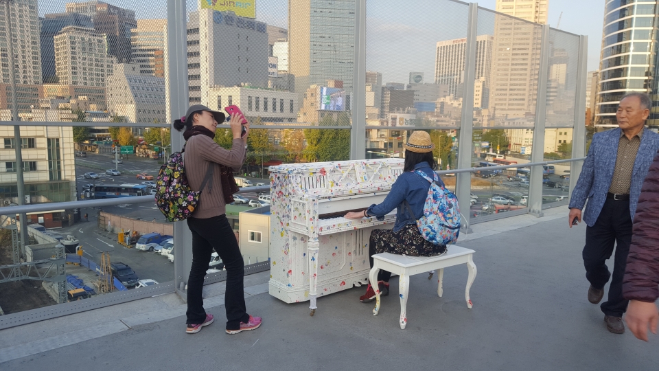 서울로7017 달려라 피아노축제. (서울시 제공)