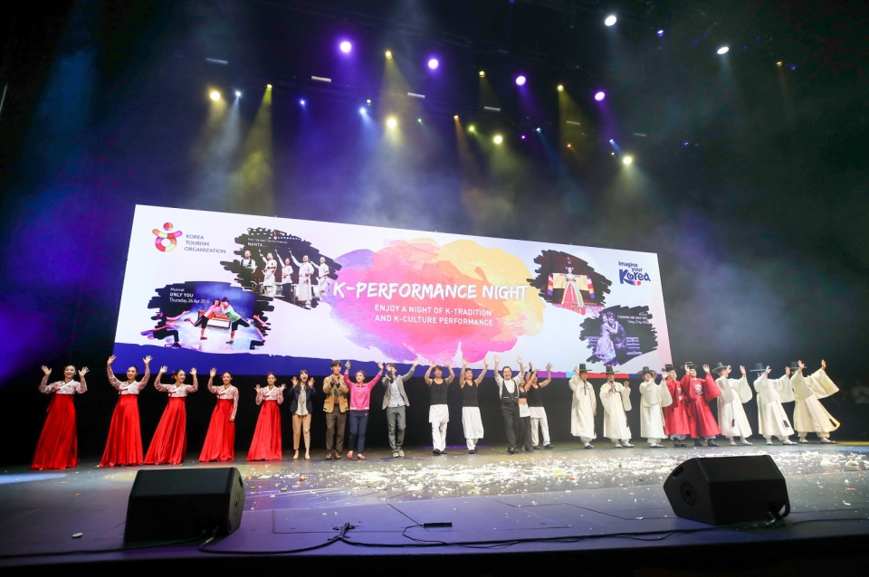 지난 4월 싱가포르에서 개최된 한국공연관광축제모습.2018.5.21/그린포스트코리아