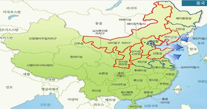 환경부와 협력하는 중국 각 지역. (환경부 제공)
