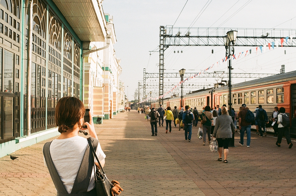 과거에 '시베리아 횡단열차'가 다녔던 이르쿠츠크 역. (황인솔 기자)2018.7.25/그린포스트코리아