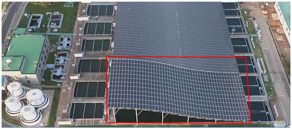 안산시 안산정수장 침전지에 태양광발전소가 준공된다.(환경부 제공)2018.9.27/그린포스트코리아