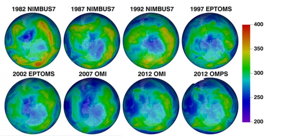 남극에서 관찰 가능한 오존홀은 10년마다 1~3%씩 줄어들고 있다2018.11.7/그린포스트코리아