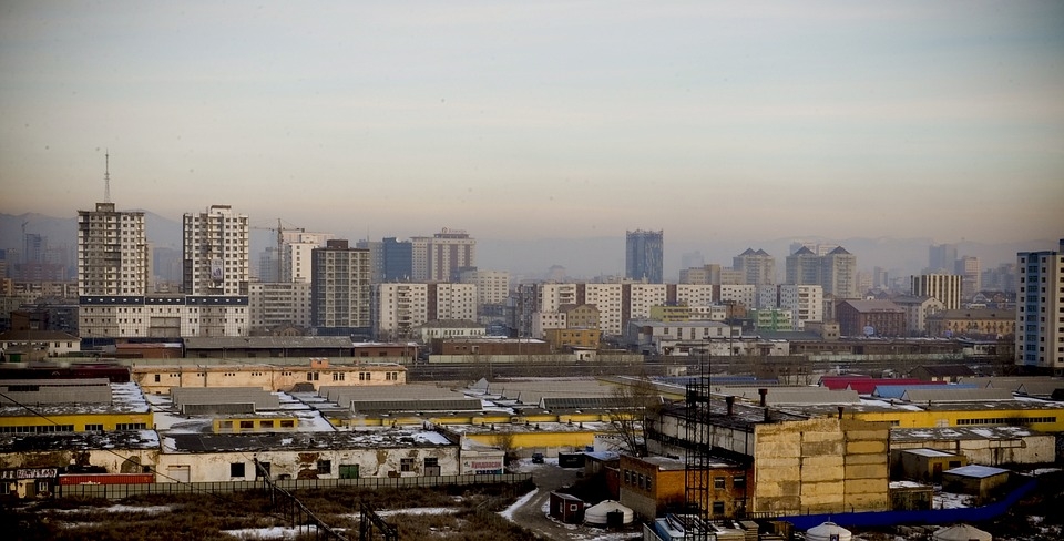 정부가 러시아와 몽골 등 북방지역에 국내 환경산업 수출 1조원 달성을 목표로 세웠다. 사진은 몽골 수도인 울란바토르의 모습.(픽사베이 제공)2018.12.12/그린포스트코리아
