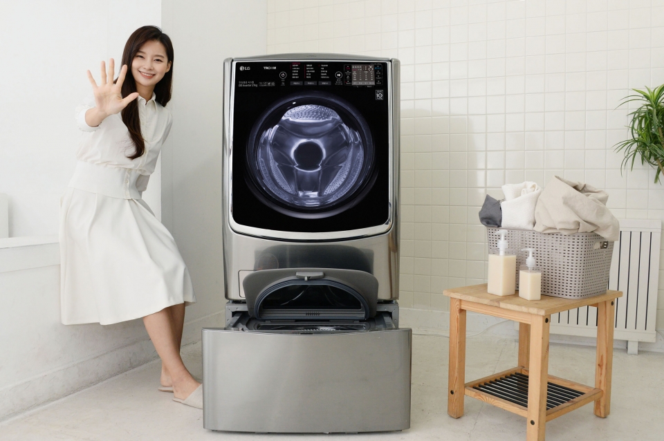 LG전자가 새로 출시한 세탁기 ‘트롬 플러스’(사진=LG전자 제공)