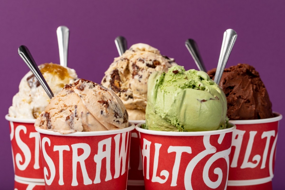 미국 아이스크림 브랜드 '솔트앤스트로우'가 2월부터 채식 아이스크림을 제공한다. (사진 솔트앤스트로우 제공)