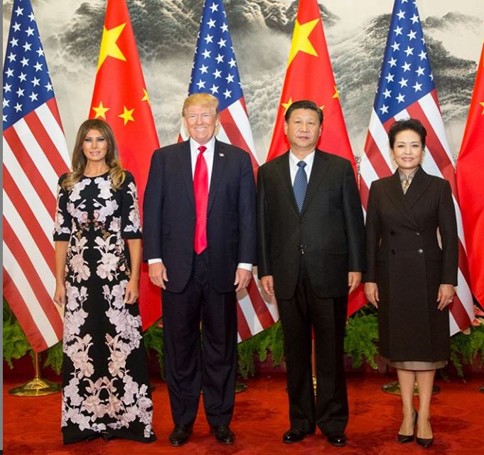 도널드 트럼프 대통령이 지난 2017년 11월 중국 국가 주석을 만났다. (도널드 트럼프 대통령 인스타그램캡처) 2019.6.14/그린포스트코리아