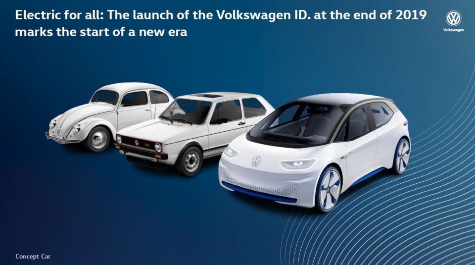지난 2월 폭스바겐이 내놓은 미래차 전략(ID. Insight)은 전기차가 핵심이다. 폭스바겐은 자사의 새 시대를 열어갈 상징적인 차량을 전기차로 뽑았다. (폭스바겐 제공)