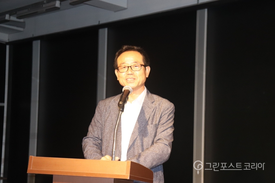 양용택 서울시 도시재생실 재생정책기획관이 축사를 하고 있다. (송철호 기자) 2019.7.12/그린포스트코리아