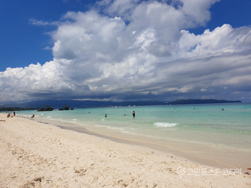 필리핀 보라카이 해변의 모습. (김형수 기자) 2019.10.16/그린포스트코리아