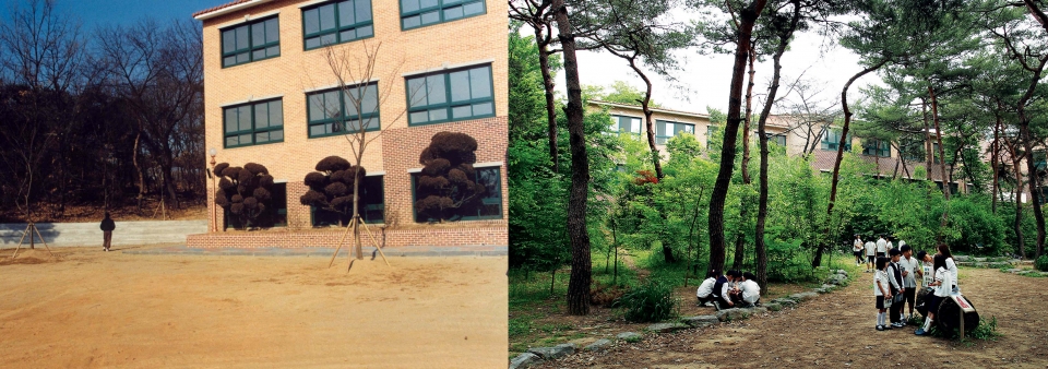 유한킴벌리와 생명의숲은 제1회 ‘숲속 학교’ 대상으로 서울 화랑초등학교로 선정했다. (유한킴벌리 제공) 2019.10.21/그린포스트코리아
