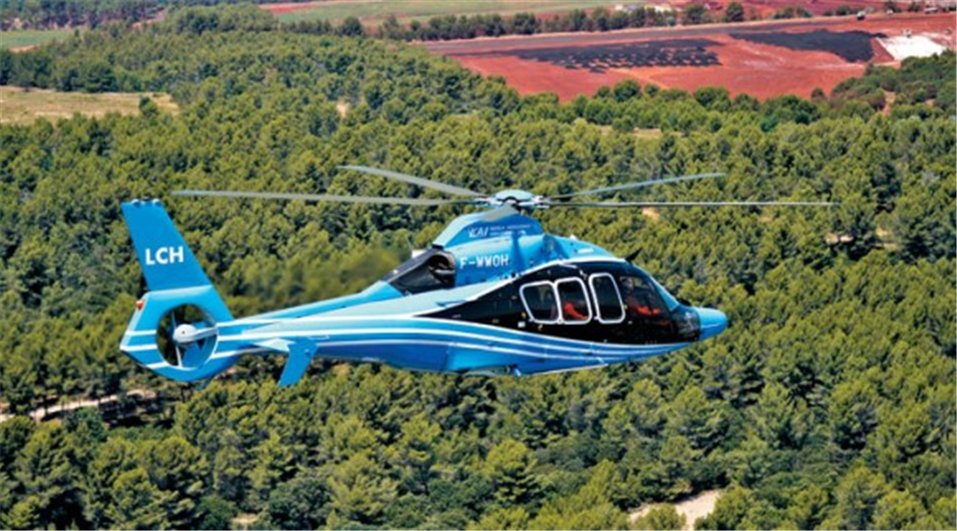 국내 최초로 개발된 소형 민수 헬기(Light Civil Helicopter)가 첫 비행을 하고 있다. (사진 산업통상자원부) 2019.12.05/그린포스트코리아
