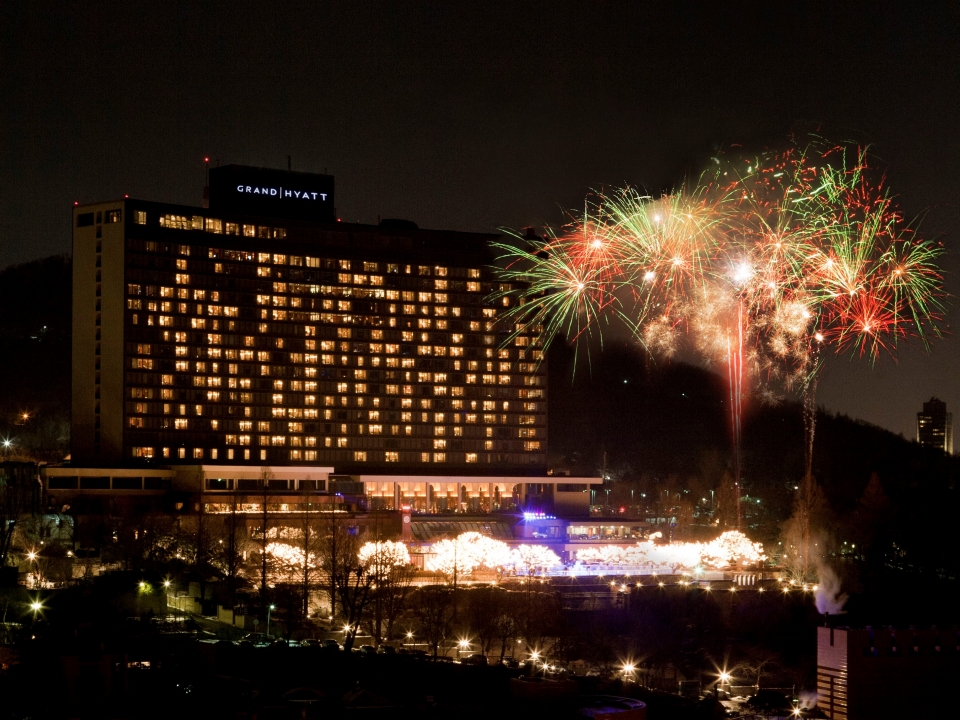 그랜드 하얏트 서울 호텔에서는 새해를 맞아 불꽃놀이가 펼쳐진다. (그랜드 하얏트 서울 제공) 2019.12.25/그린포스트코리아