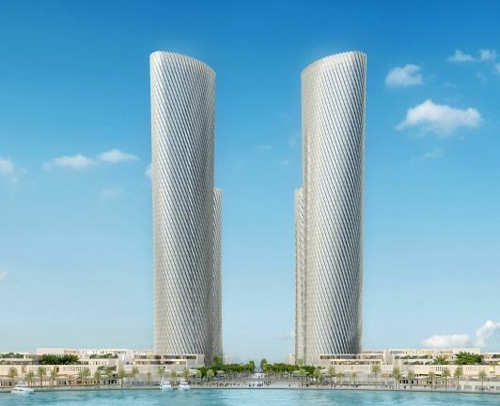 카타르 루사일 타워 조감도 (현대건설 제공)