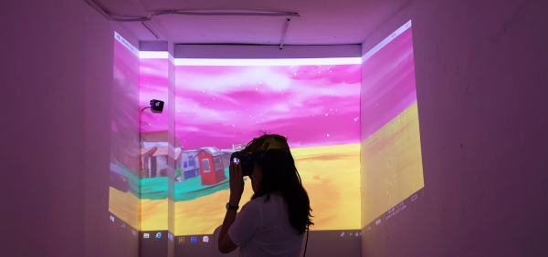 '네마프 2019 - VR영화특별전’에서 전시되는 '리퀴드 노스텔지어'의 한 장면.(네마프2019 제공) 2019.8.14/그린포스트코리아