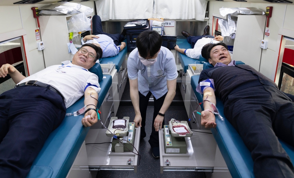 한국투자증권의 헌혈 릴레이(한국투자증권 제공)/그린포스트코리아