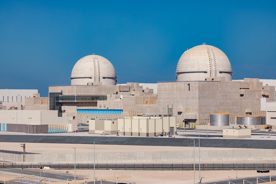 한국전력공사가 가동을 위해 연료장전을 마친 UAE 바라카 원전 (한국전력공사 제공)/그린포스트코리아