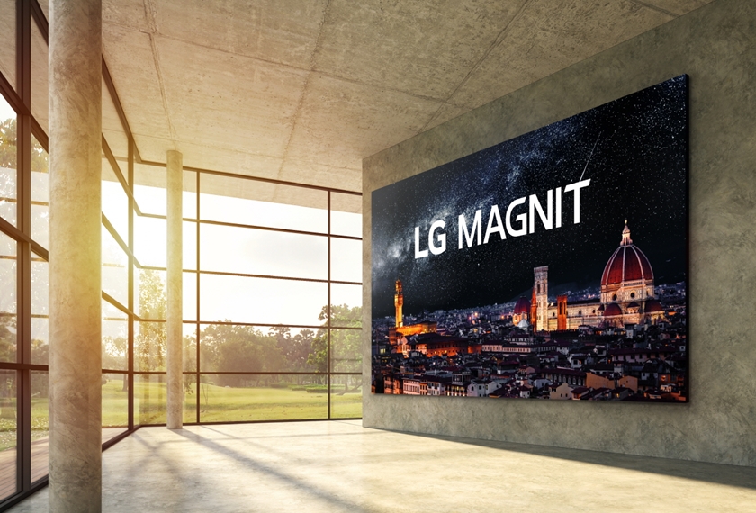 LG전자가 초고화질 마이크로 LED 사이니지 LG MAGNIT(매그니트)를 10일 국내 포함한 아시아, 북미, 유럽 등 글로벌 시장에 출시했다. (LG전자 제공)/그린포스트코리아