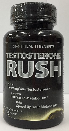 의약품 성분인 이카린이 검출된 미국의 성기능 개선 표방 제품&nbsp;Testosterone Rush (식약처 제공)/그린포스트코리아