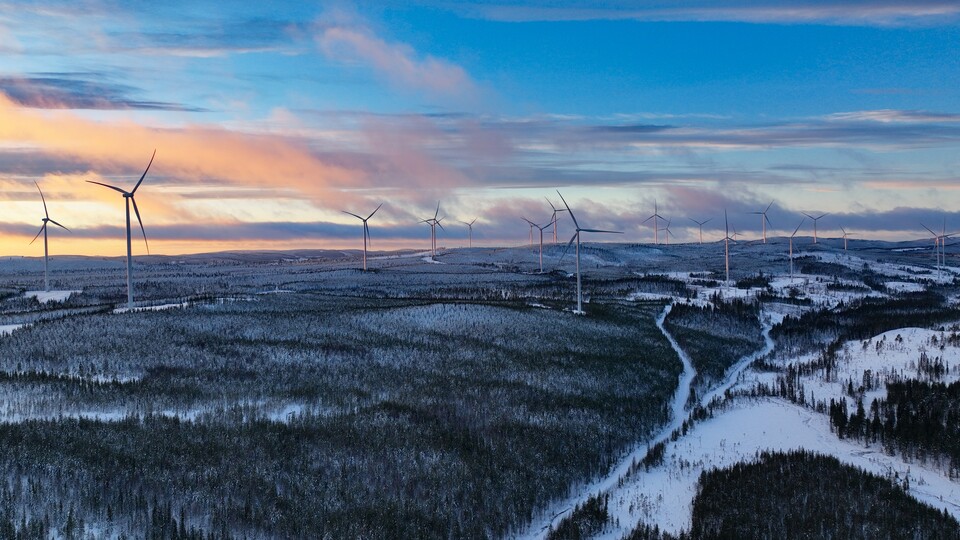 스웨덴 스타브로 풍력발전 전경(사진 한국중부발전 제공)/그린포스트코리아
