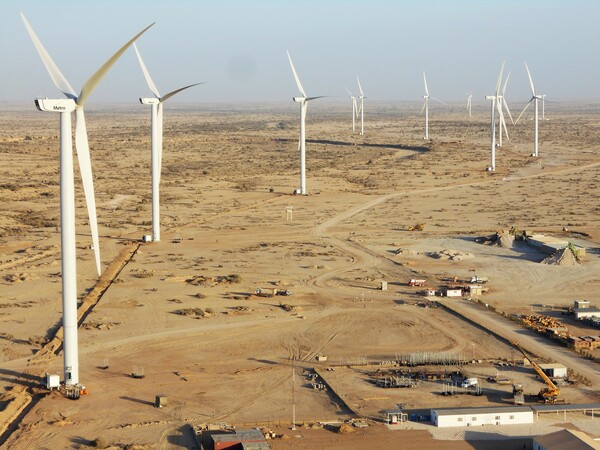 DL에너지 파키스탄 메트로 풍력단지.(사진=DL그룹)/그린포스트코리아
