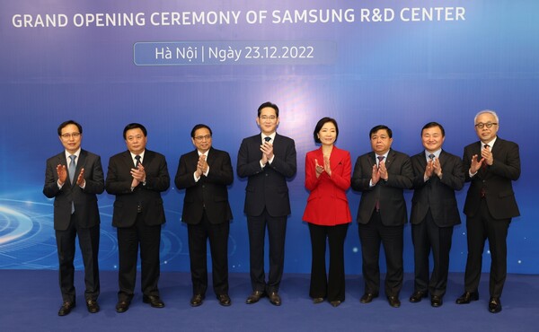 23일 베트남 삼성 R&D센터 준공식에 참석한 이재용 삼성전자 회장(사진=삼성전자)