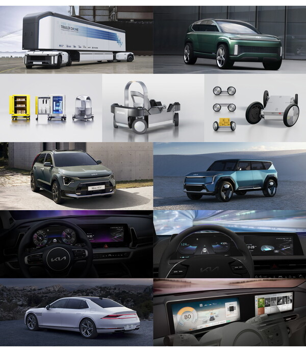 ‘2022 굿디자인 어워드'에서 운송디자인 부문과 로보틱스 디자인 부문에서 11개 제품이 수상작으로 선정된 현대자동차·기아·제네시스 브랜드(사진=현대자동차그룹)/그린포스트코리아