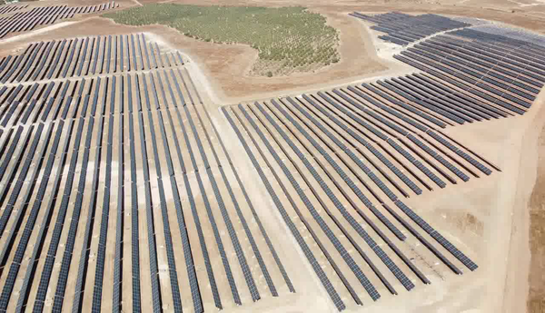 지난 2020년 11월, 한화에너지가 아마렌코 솔라에 매각한 타 태양광 발전소 전경.(사진=한화에너지).그린포스트코리아