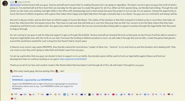 디스코드에 올라온 ‘Luci’의 호소문 전문/그린포스트코리아