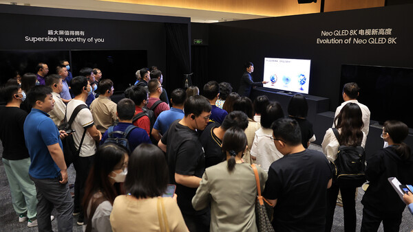 삼성전자가 중국 베이징에서 '2023 중국 테크 세미나'를 개최해 2023년형 TV와 생활가전 제품들의 신기술을 소개했다.(사진=삼성전자)/그린포스트코리아