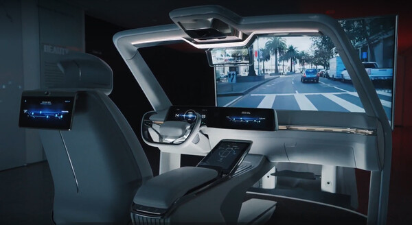 고객들의 운전자 경험을 바꿀 모빌리티 선행 기술 콘셉트를 공개한 LG전자. 사진은 '모빌리티 랩웍스 시리즈'로 공개된 디지털 콕핏 '베타'. (사진=LG전자)/그린포스트코리아