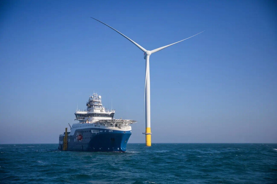 인천시 서쪽 해상에서 인천해상풍력발전사업을 추진하는 오스테드. 사진은 오스테드가 운영 중인 영국 요크셔의 풍력발전단지 혼시 2. (사진=오스테드)/그린포스트코리아
