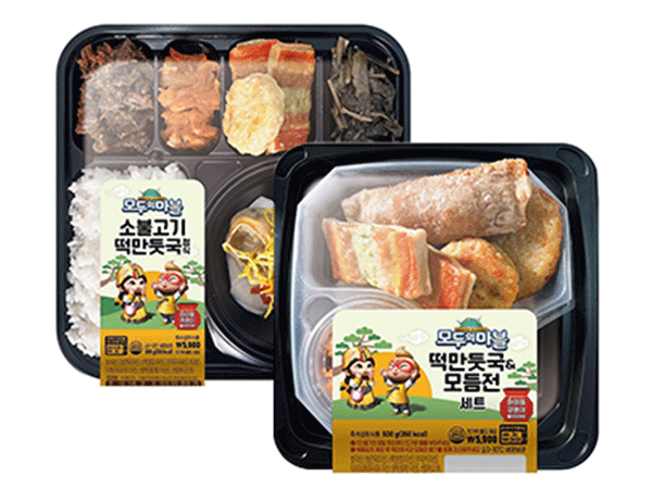 이마트24가 을사년 설날을 맞아 넷마블과 협업한 '모두의마블' 명절도시락 2종./이마트24 제공