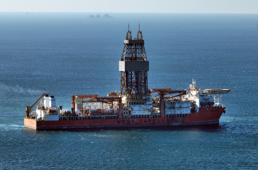 '대왕고래 프로젝트' 시추선 웨스트 카펠라호./석유공사 제공