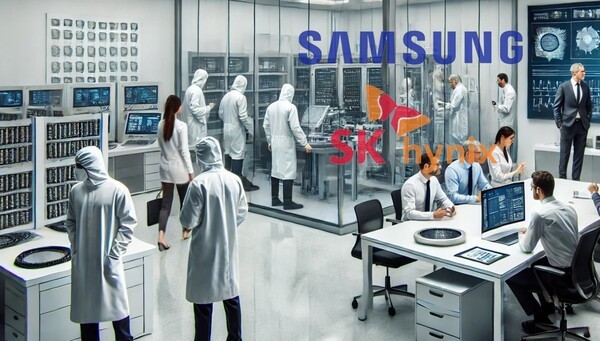 삼성전자와 SK하이닉스가 반도체 사업의 경쟁력 강화를 위해 쇄신에 집중하고 있다./인공지능 이미지