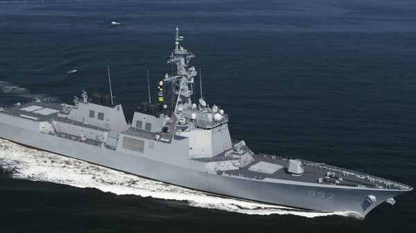 세계 최강의 이지스 전투체계가 탑재된 이지스 구축함 KDX III./사진=한화오션