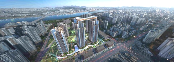 래미안 헤리븐 반포 조감도./삼성물산 제공