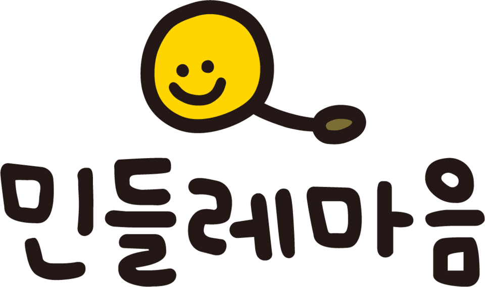 환아 작가가 만든 캐릭터를 활용한 민들레마음 로고. /민들레마음 제공