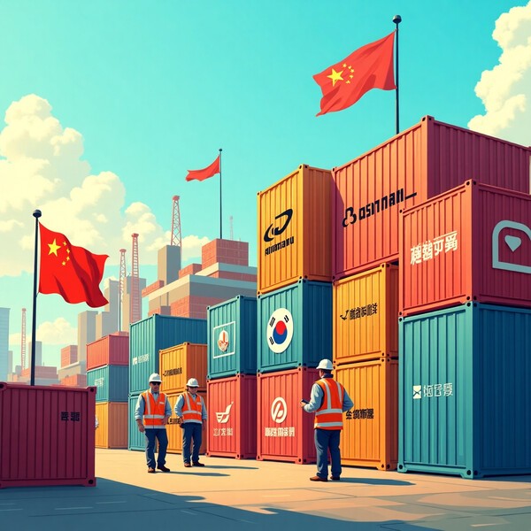 미중 무역전쟁이 격화되면서 수출길이 막힌 중국 가전기업들이 한국 시장으로 눈을 돌리고 있다. /인공지능 생성 이미지