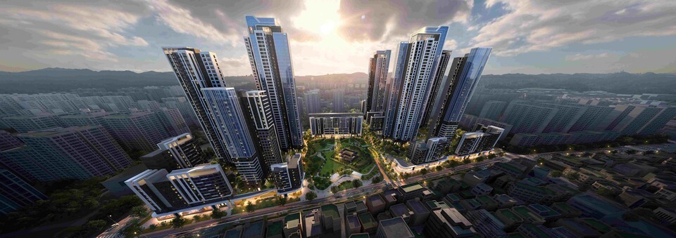 장위8 공공재개발 조감도./삼성물산 제공