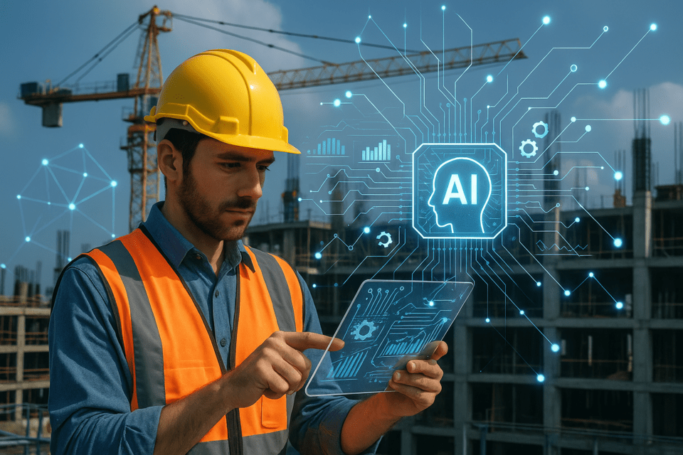 건설업계가 AI를 중심으로 디지털전환을 위한 기술투자를 늘리면서 경쟁력 확보에 나서고 있다./챗GPT 생성