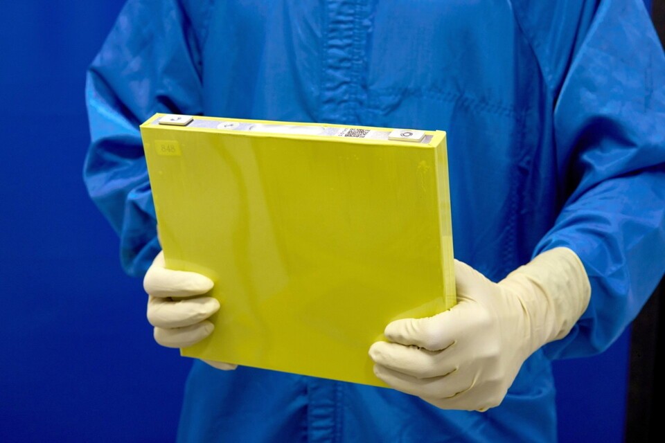 미국 제너럴모터스의 LMR 배터리 실물 모습. /GM 제공