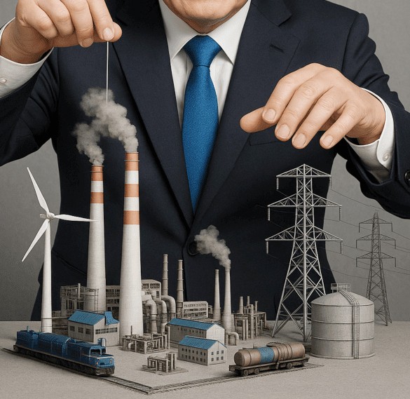 이재명 대통령이 대선 정국의 중심에 서면서 국내 산업계는 새로운 변화의 분기점에 섰다./인공지능 생성 이미지