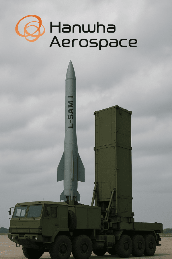 한화에어로스페이스가 북한의 탄도미사일 위협에 대응하는 차세대 고고도 요격미사일 개발에 본격 나선다./인공지능 생성 이미지