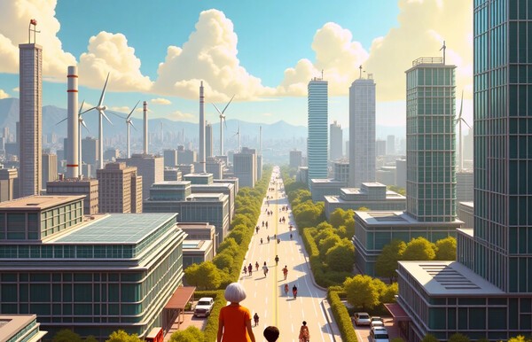 인공지능(AI)과 반도체 산업 확산으로 급증하는 전력수요에 대비해 초고압직류케이블(HVDC) 기반의 에너지 공급망 재편이 시급하다는 진단이 나왔다./인공지능생성 이미지