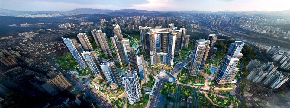 구리 수택동 재개발사업지 조감도./현대건설 제공