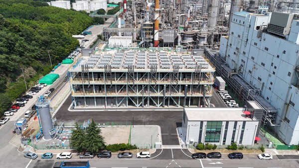 울산하이드로젠파워 2호 전경./롯데SK에너루트 제공