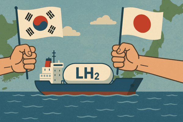 한국 조선 3사는 각기 다른 혁신 전략으로 맞불을 놓고 있다./인공지능 생셩 이미지