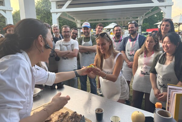 영국 런던 K-푸드 페어 K-BBQ 클래스 현장. /한국농수산식품유통공사