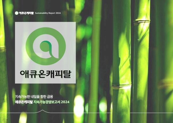 애큐온캐피탈이 ‘지속가능경영보고서 2024’를 발간했다. /애큐온캐피탈